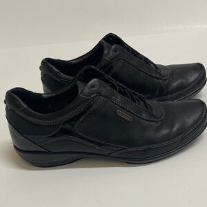 Aetrex Holly Women’s  comfort lace up black Leather oxfords size 10